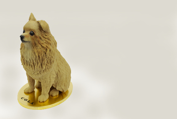 pomeranian figurines